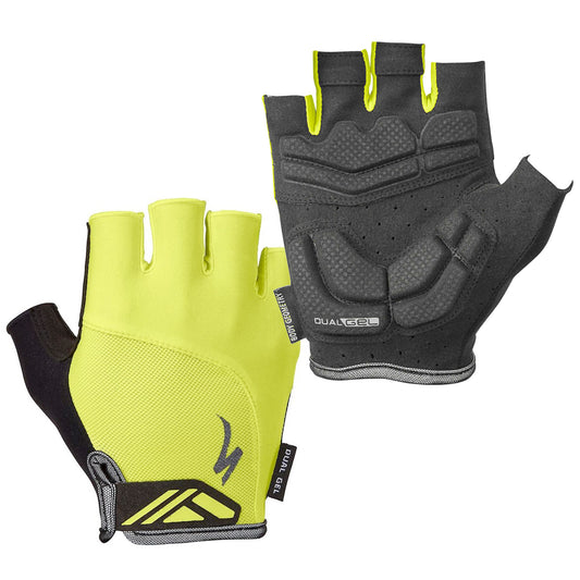 Specialized Mens Body Geometry Dual Gel Cycling Gloves, buy online at Woolys Wheels Sydney