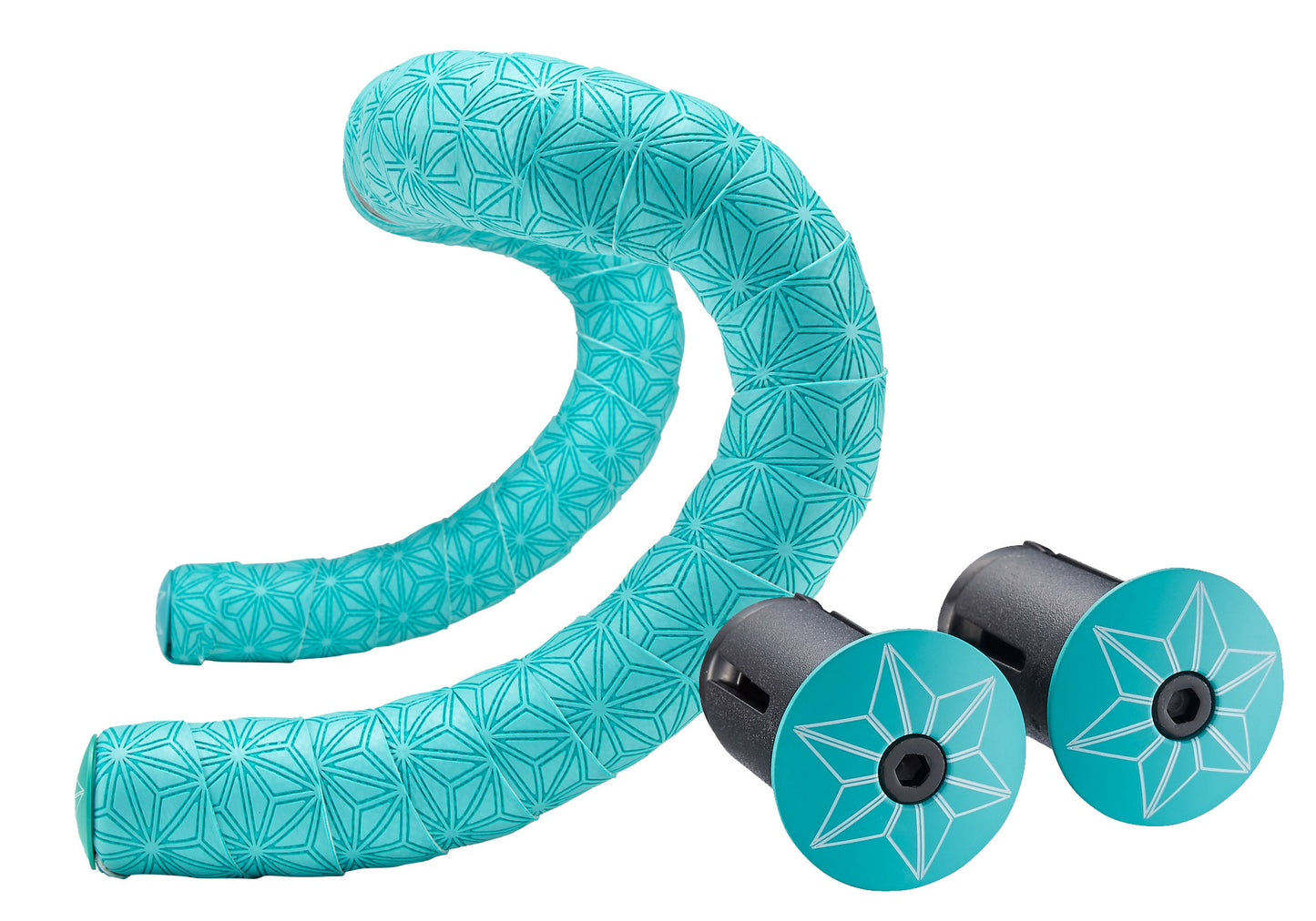 Supacaz Kush Bar Tape, Aqua Woolys Wheels