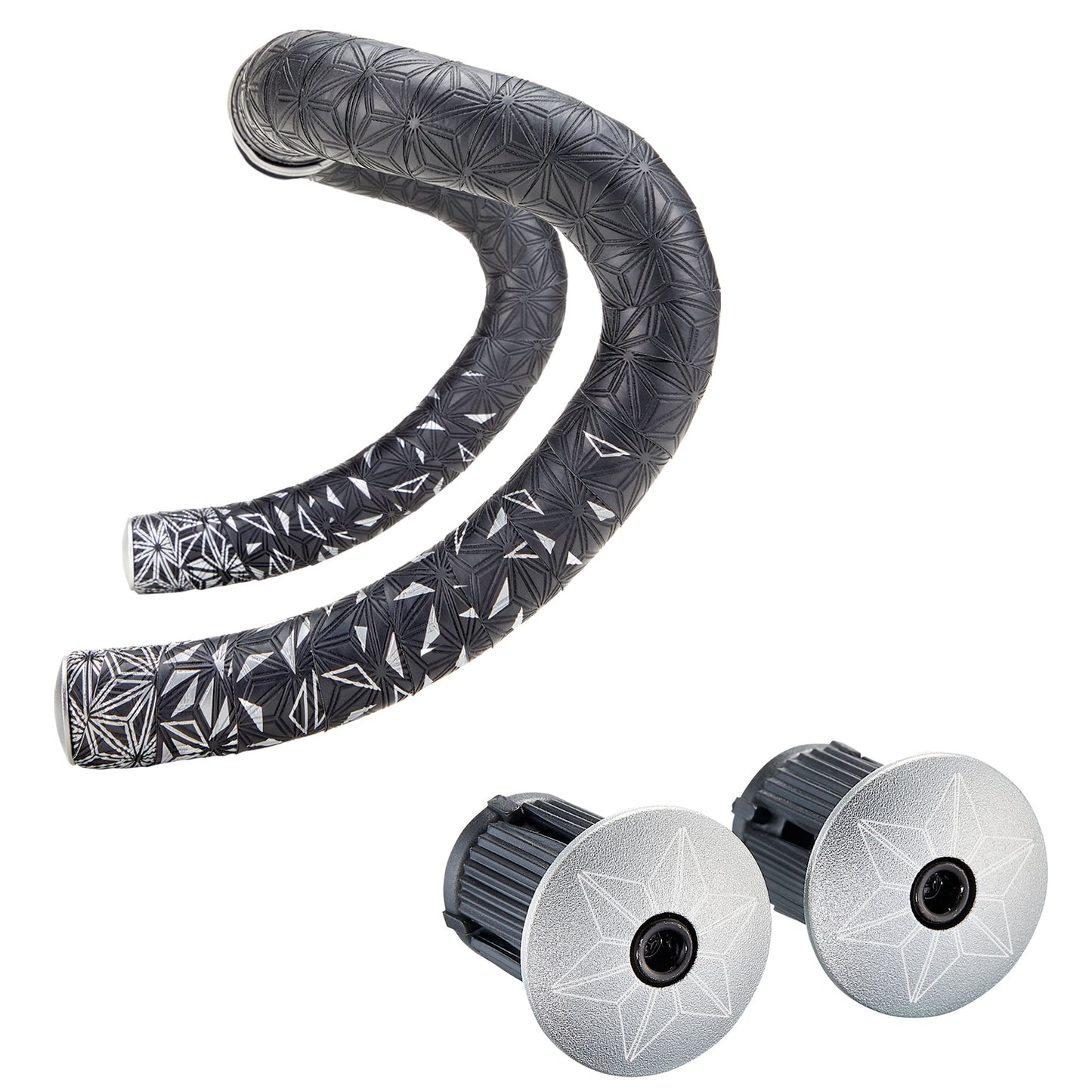 Supercaz Super Sticky Kush Star Fade Bar Tape - Platinum Woolys Wheels Sydney