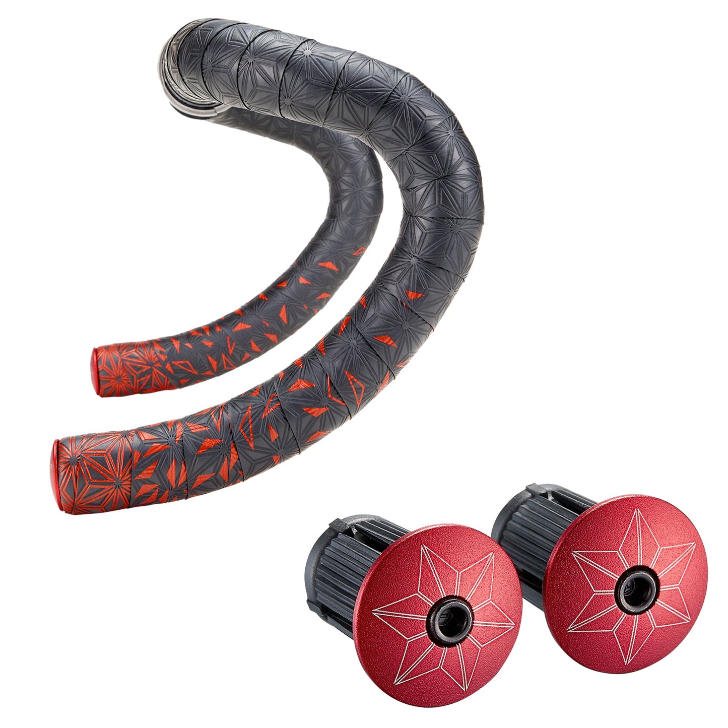 Supercaz Super Sticky Kush Star Fade Bar Tape - Red