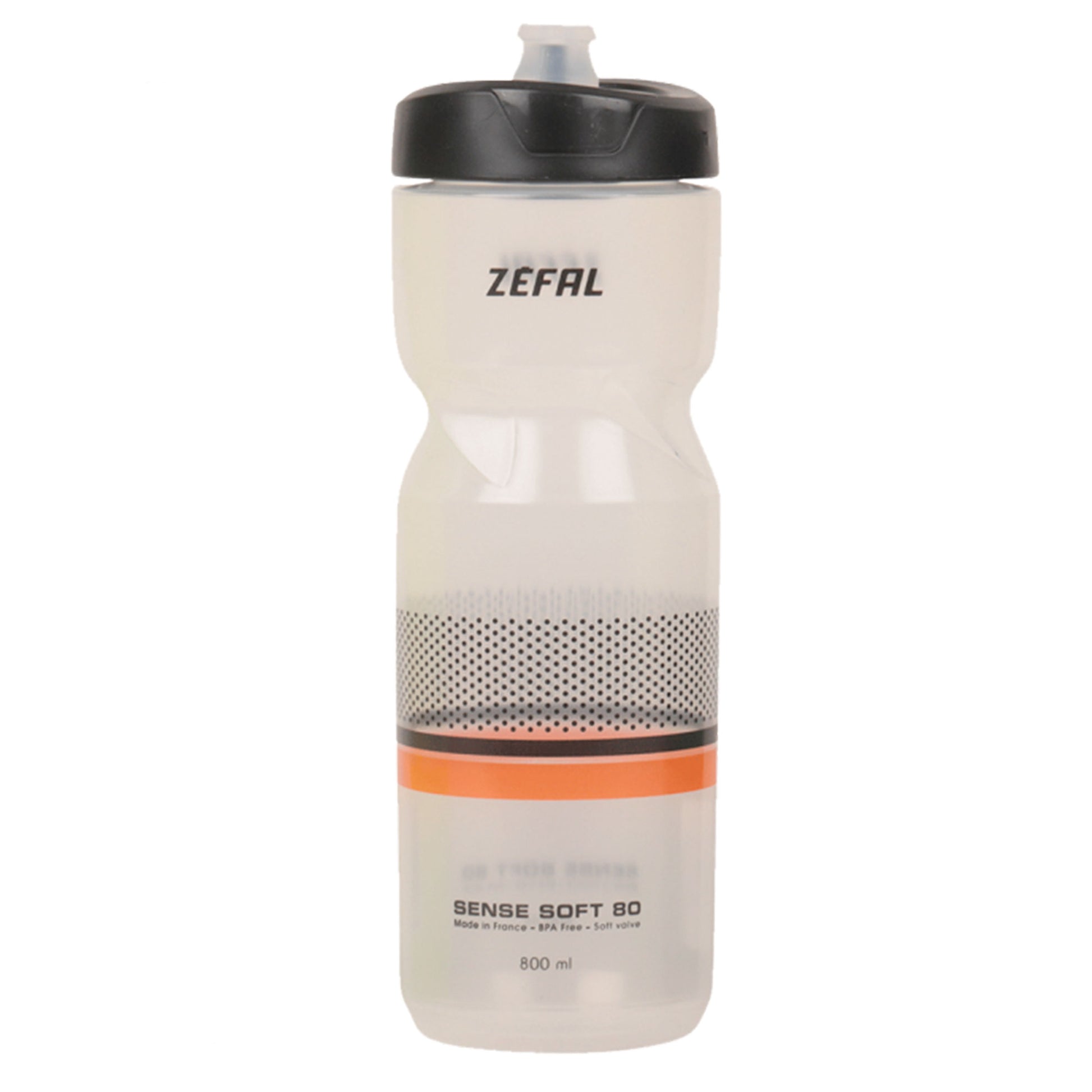 Zefal Sense Soft 80 Water Bottle 800ml, Translucent