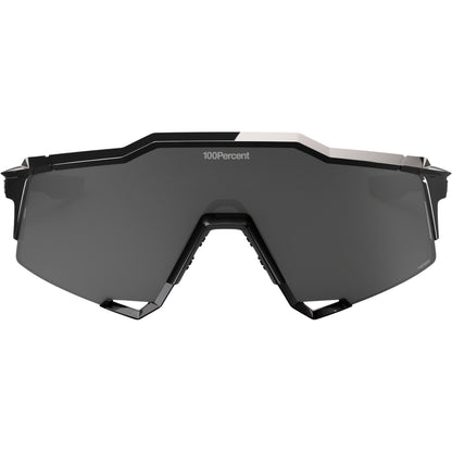 100% Speedcraft Soto 1 Cycling Sunglasses -  Polished Black Chrome with HiPER Mercury Mirror Lens image 2