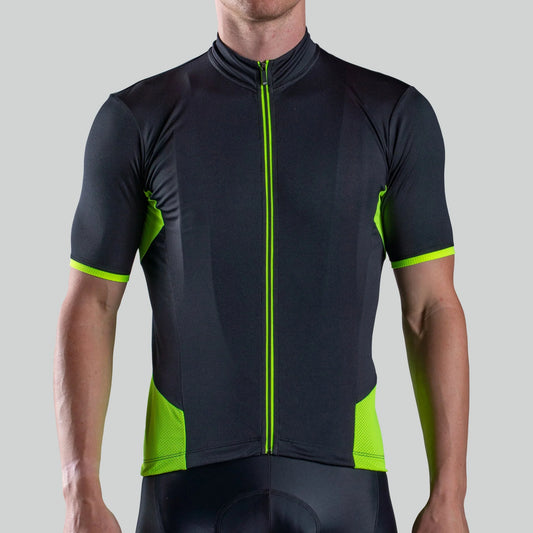 Bellwether Men's Distance Cycling Jersey - Black image 1