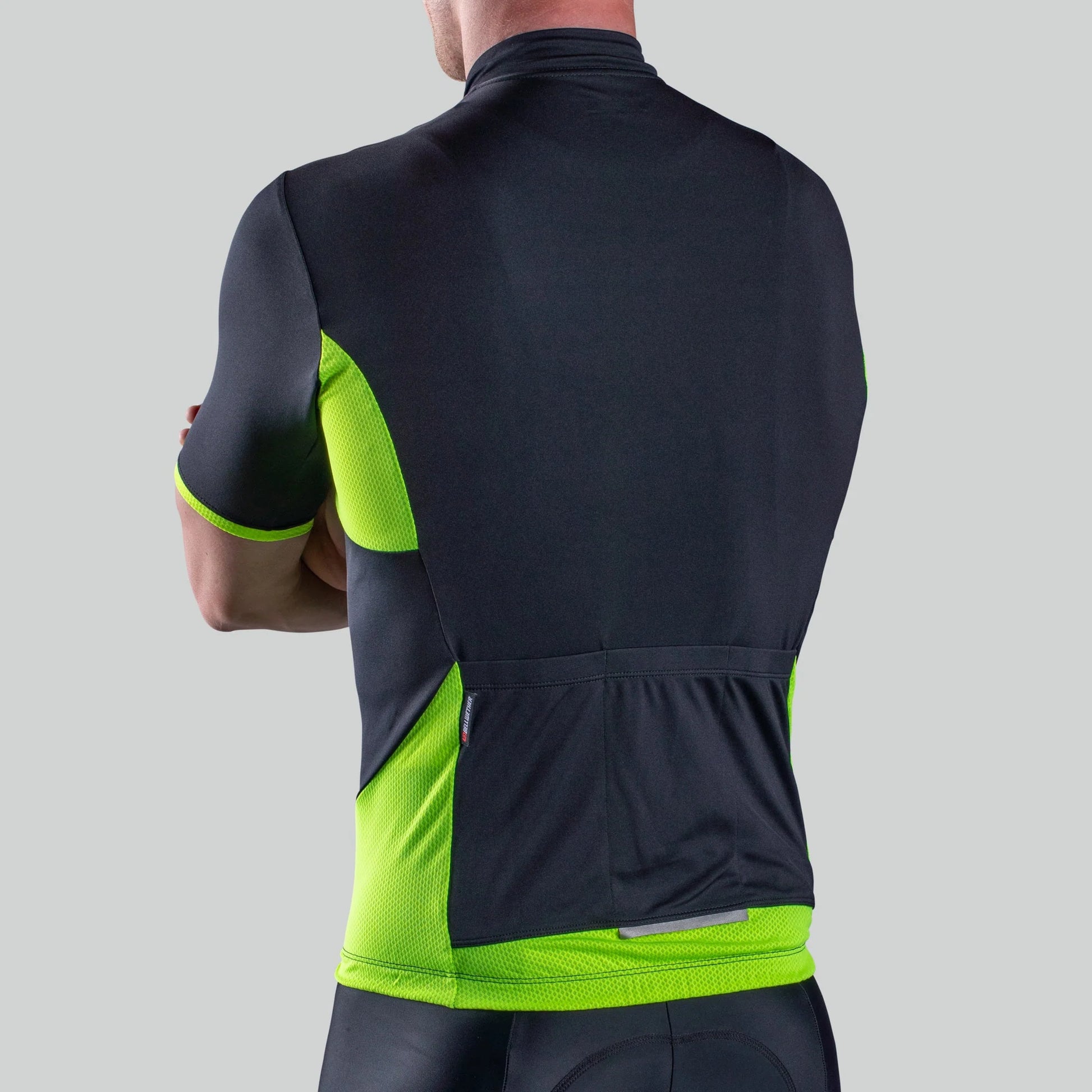 Bellwether Men's Distance Cycling Jersey - Black image 3