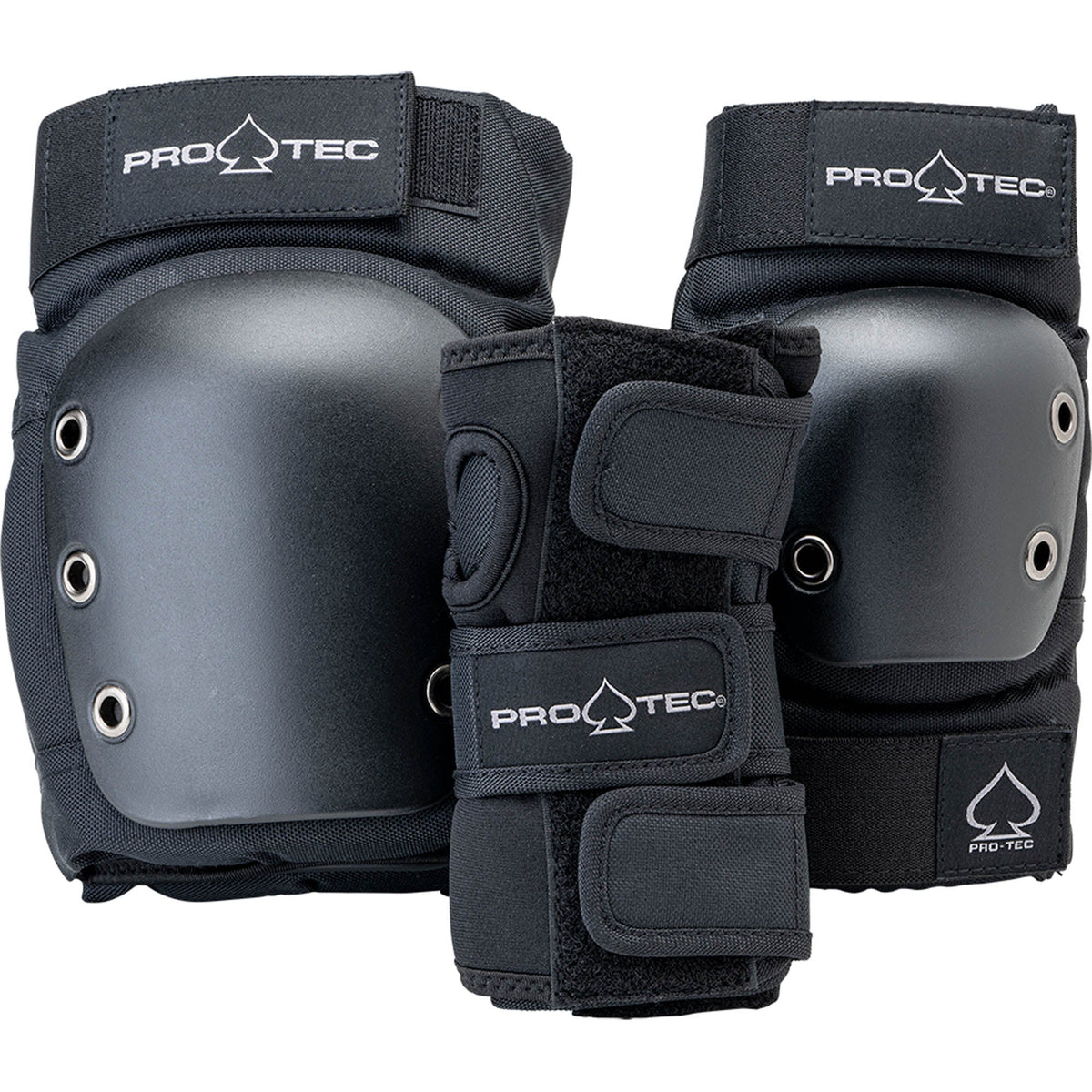 Pro-Tec Junior Street Gear Protective Pad Set - Black image 1