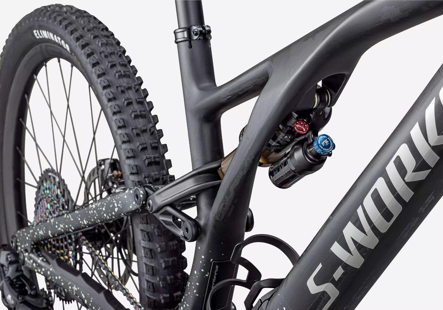 Specialized S-Works Stumpjumper Evo, Satin Carbon/Brushed Liquid Black Metal. SAVE $3500!