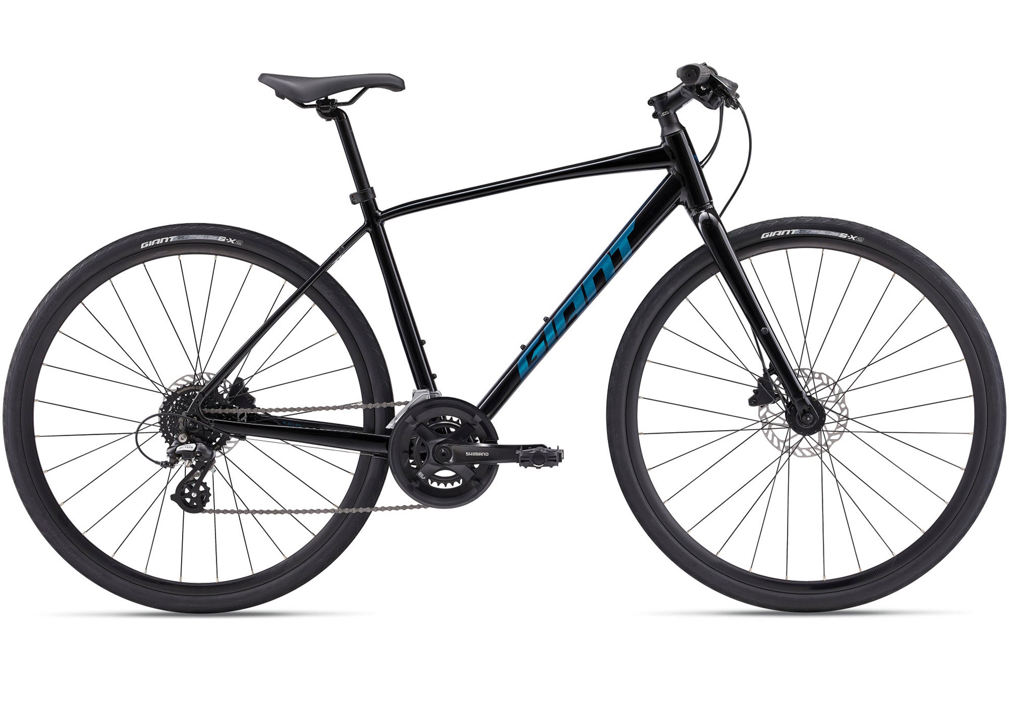 2024 Giant Cross City 2 Disc Men s Urban Fitness Bike Black