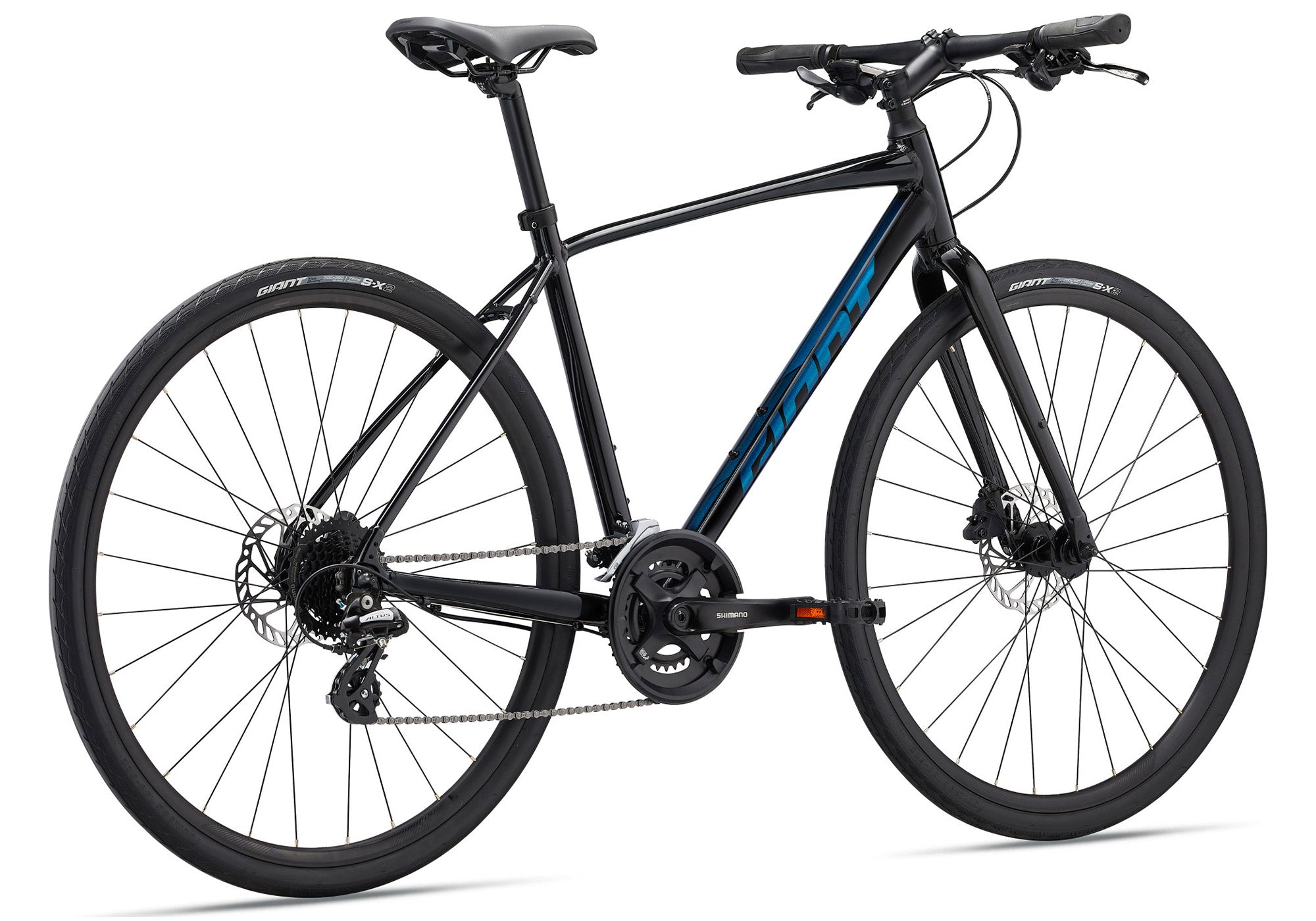 2024 Giant Cross City 2 Disc Men s Urban Fitness Bike Black