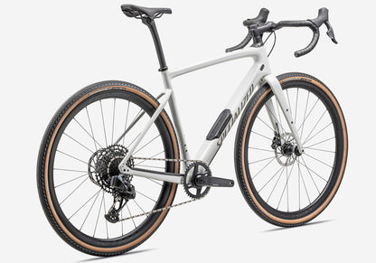 2024 Specialized Diverge Expert Carbon, Unisex Adventure Bike, Gloss Dune White/Taupe