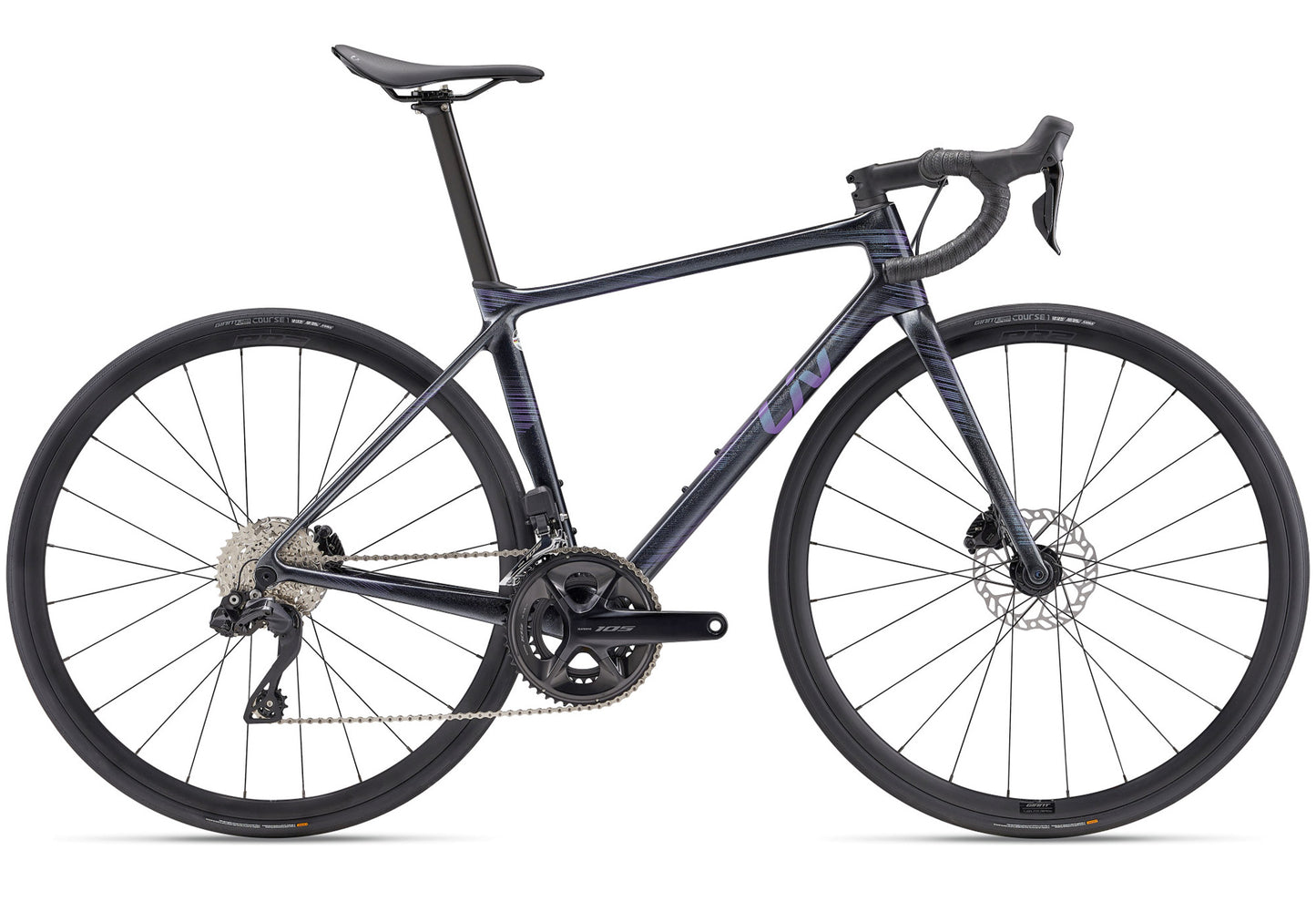 2024 Giant Liv Langma Advanced Disc 1 Pro Compact Women's Road Bike - Black Diamond