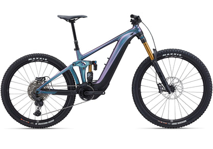 2024 Giant Reign E+ 1 Men's Electric Mountain Bike - Blue Dragonfly