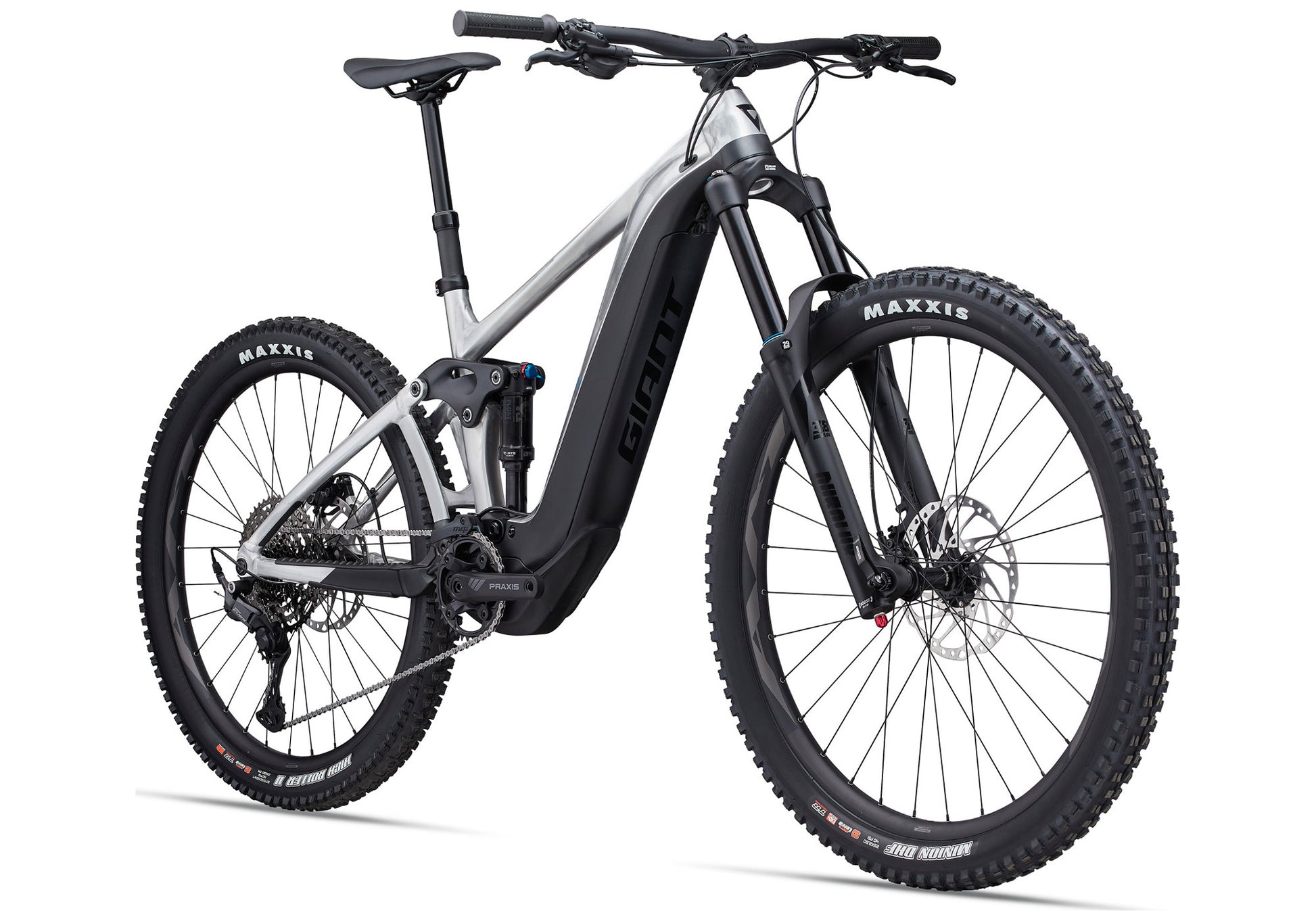 Giant Reign E+ Men's Electric Mountain Bike Raw Aluminium