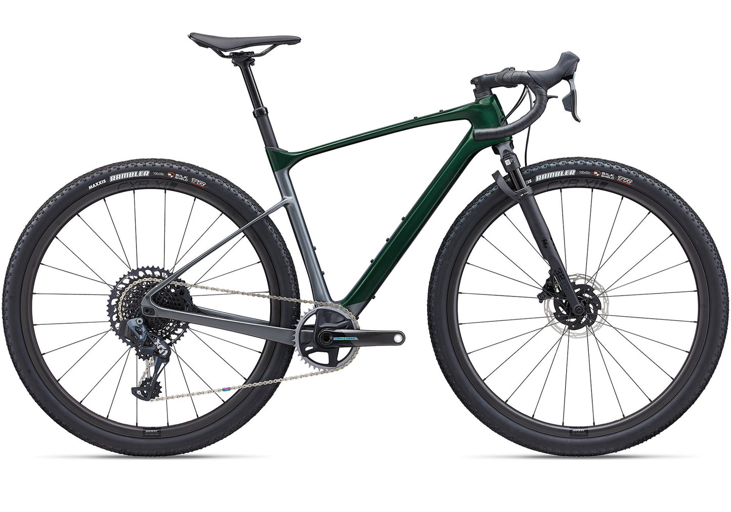 2024 Giant Revolt X Advanced Pro 0 Men's Gravel/Adventure Bike - Kelp Forest/Charcoal