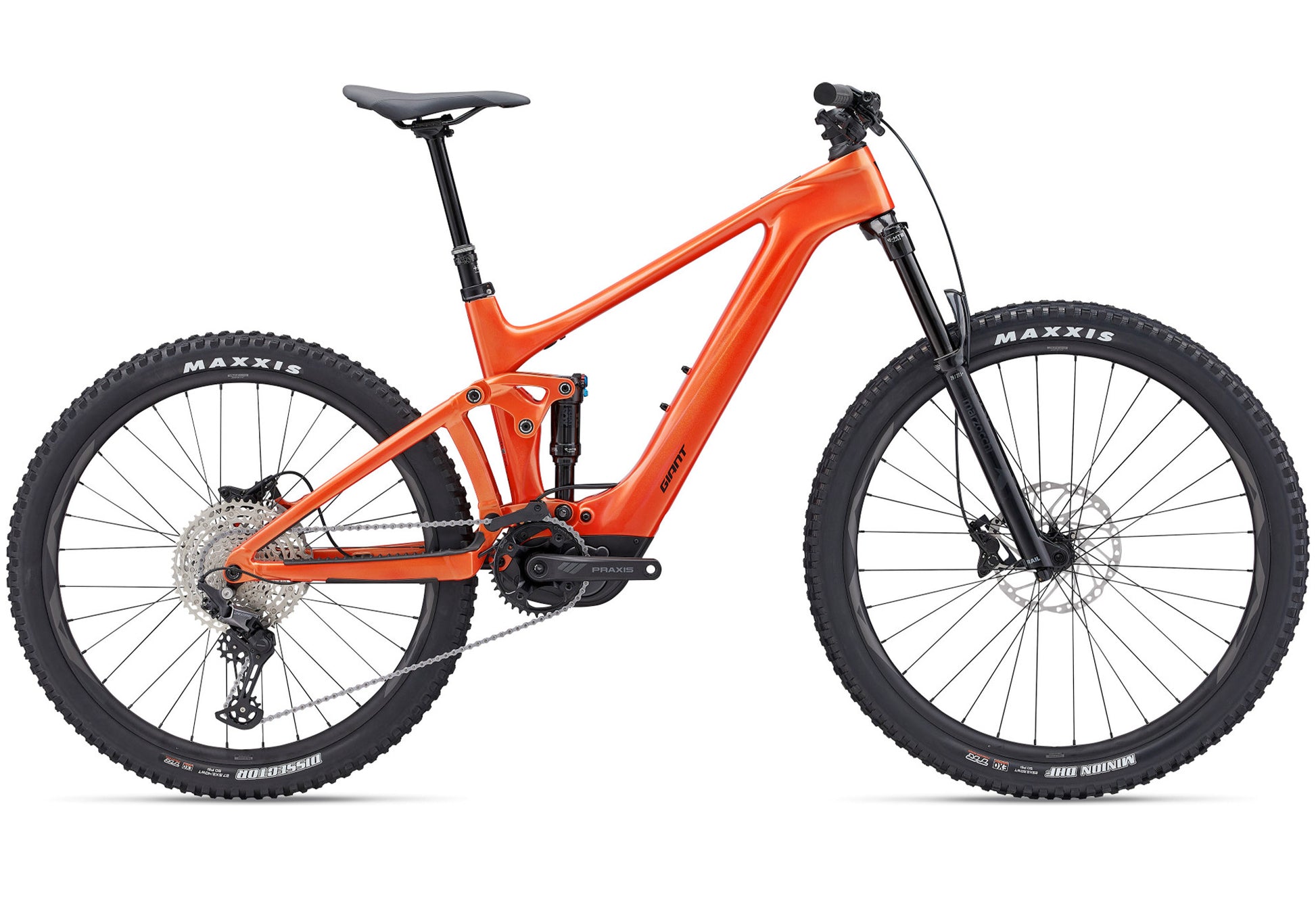 2024 Giant Trance X Advanced E+ Elite 3 Men's Electric Mountain Bike - Helios Orange