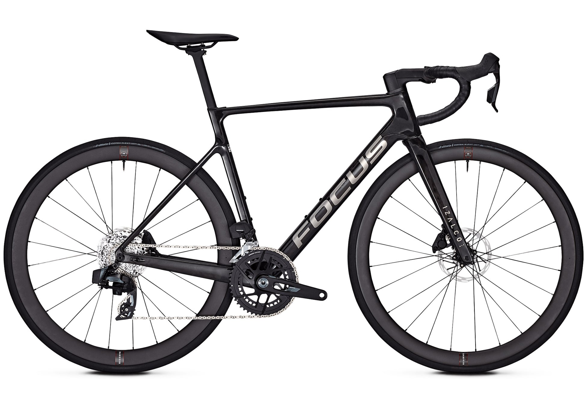 2026 Focus F26 Izalco Max 8.9 Unisex Road Bike - Black Metallic D690006000,D690006001,D690006002,D690006003,D690006004,D690006005,D690006006 image 3