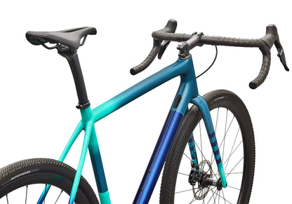 2026 Specialized Crux Expert SRAM Rival XPLR AXS, Grey Blue/Lagoon Blue