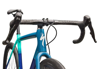 2026 Specialized Crux Expert SRAM Rival XPLR AXS, Grey Blue/Lagoon Blue