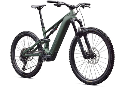 2026 Specialized Turbo Levo 4 Alloy Unisex Electric Mountain Bike, Satin Cypress Metallic/Dark Moss Green image 1