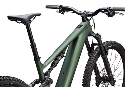2026 Specialized Turbo Levo 4 Alloy Unisex Electric Mountain Bike, Satin Cypress Metallic/Dark Moss Green image 4