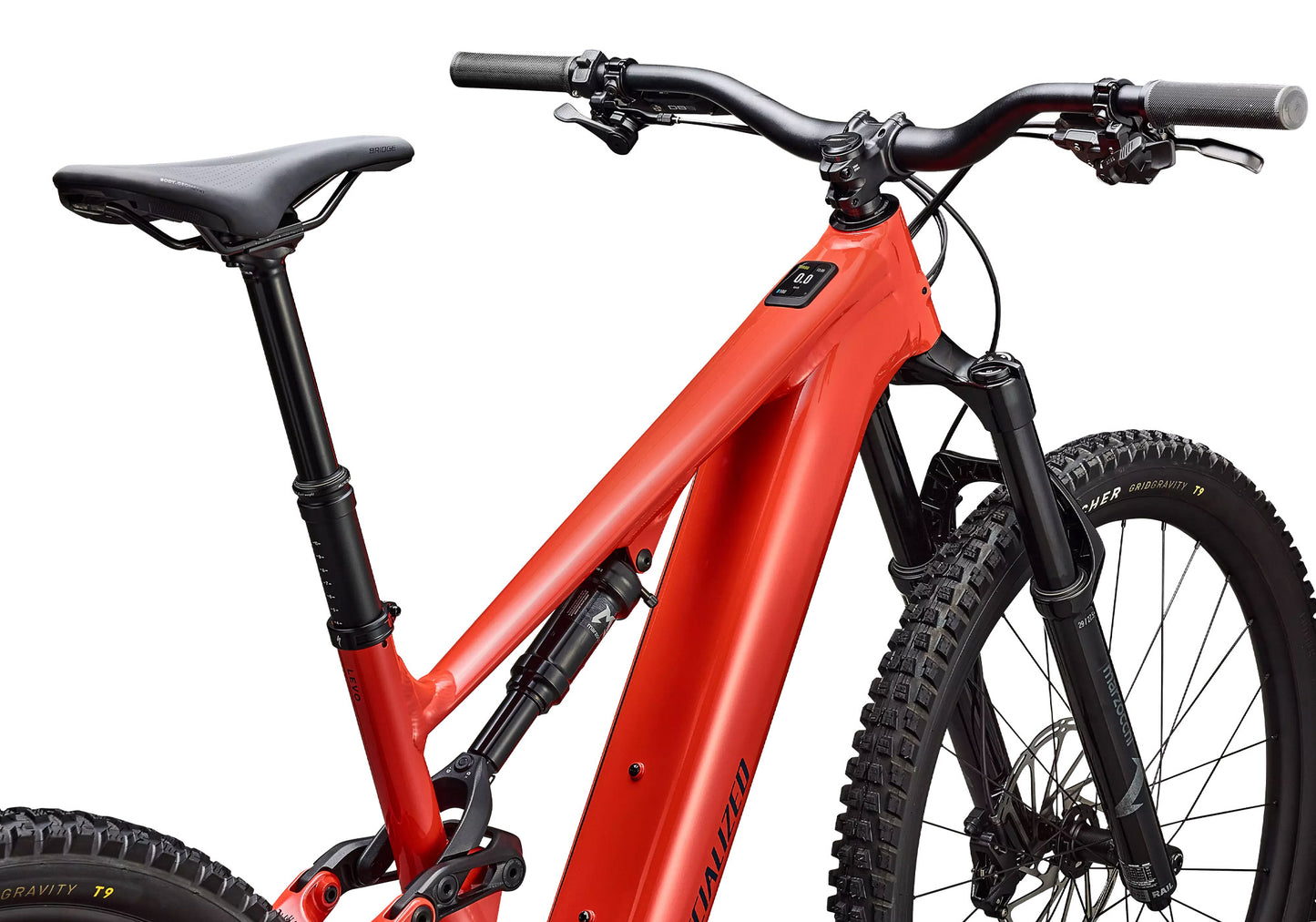 2026 Specialized Turbo Levo 4 Alloy Gloss Deep Orange/Deep Lake image 7