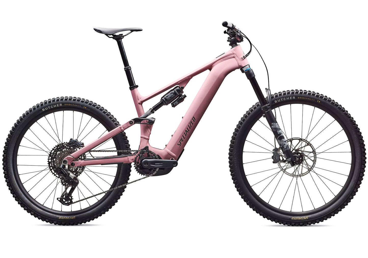 2026 Specialized Turbo Levo Comp Alloy Unisex Electric Mountain Bike, Satin Dusty Pink image 3