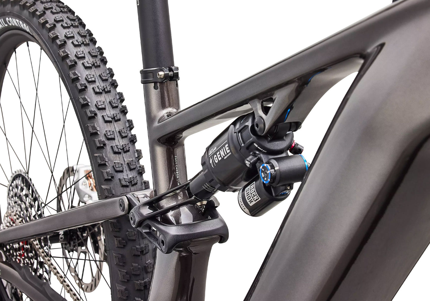 2027 Specialized S-Works Turbo Levo R Unisex Electric Mountain Bike, Gloss Warm Smoke/Pistachio