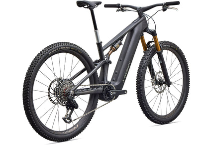 2027 Specialized S-Works Turbo Levo R Ultralight Unisex Electric Mountain Bike, Satin Carbon/Silver Foil image 2