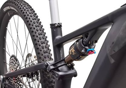 2027 Specialized S-Works Turbo Levo R Ultralight Unisex Electric Mountain Bike, Satin Carbon/Silver Foil image 6