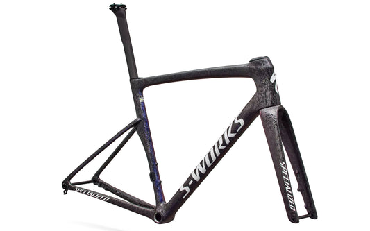 2027 Specialized S-Works Tarmac SL9 Frameset, Gloss Carbon/Red to Blue Pearl/White image 1