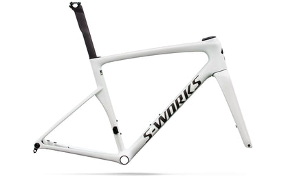 2027 Specialized S-Works Tarmac SL9 Frameset, Gloss White Silver Metallic / Obsidian Metallic image 3