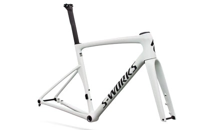 2027 Specialized S-Works Tarmac SL9 Frameset, Gloss White Silver Metallic / Obsidian Metallic image 1