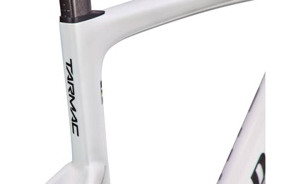 2027 Specialized S-Works Tarmac SL9 Frameset, Gloss White Silver Metallic / Obsidian Metallic image 5