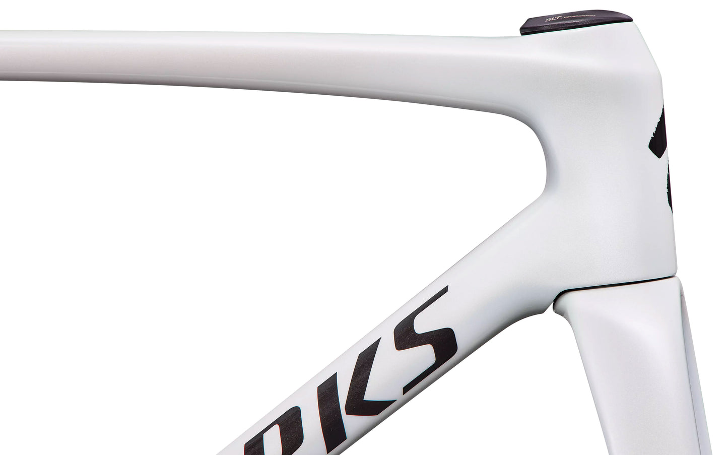 2027 Specialized S-Works Tarmac SL9 Frameset, Gloss White Silver Metallic / Obsidian Metallic image 4
