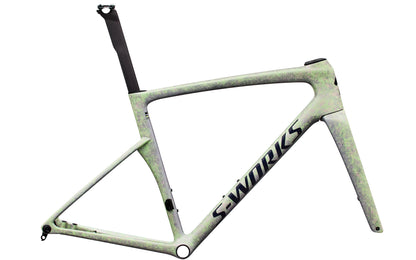 2027 Specialized S-Works Tarmac SL9 Frameset, Gloss Powder Lime/Amethyst Frost/Deep Marine Metallic image 2