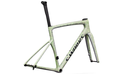 2027 Specialized S-Works Tarmac SL9 Frameset, Gloss Powder Lime/Amethyst Frost/Deep Marine Metallic image 3