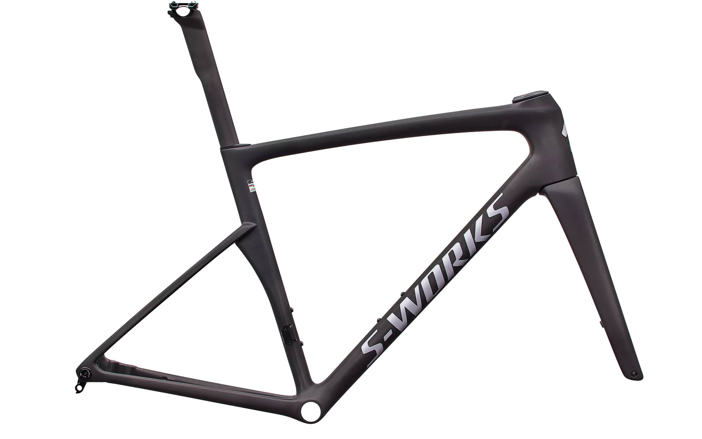 2027 Specialized S-Works Tarmac SL9 Frameset, Rtp Raw Carbon/Gloss Amethyst Frost image 3