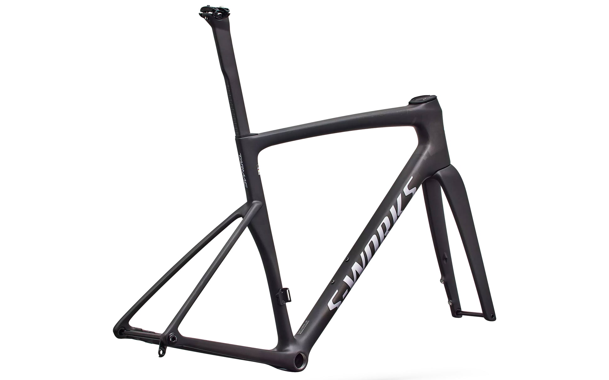2027 Specialized S-Works Tarmac SL9 Frameset, Rtp Raw Carbon/Gloss Amethyst Frost image 2