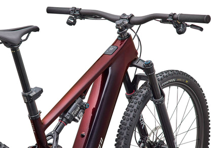 2027 Specialized Turbo Levo R Pro, Gloss Black Red Chameleon / Dolomite image 8