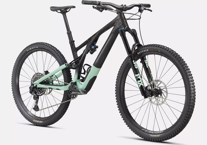 Specialized Stumpjumper Evo Expert Unisex Mountain Bike, Gloss Carbon / Oasis image 1