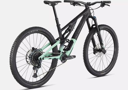 Specialized Stumpjumper Evo Expert Unisex Mountain Bike, Gloss Carbon / Oasis image 2