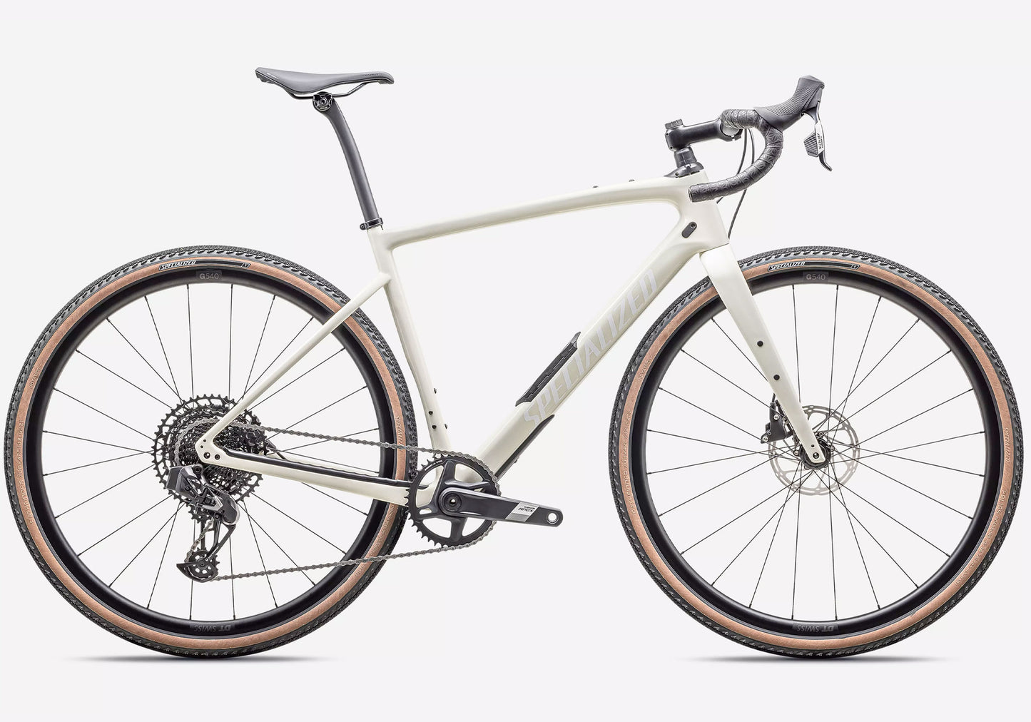 2025 Specialized Diverge Comp Carbon Gloss Birch/White Side View