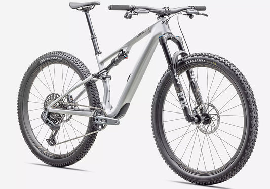 2025 Specialized Epic 8 Evo Expert, Satin Silver Dust/Gunmetal