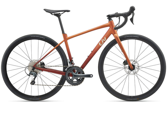 2025 Giant Liv Avail AR 2 Women's Road Bike, Solar Flare