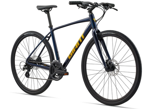 2025 Giant Cross City 3 Disc Men's Urban/Fitness Bike, Ultra Navy