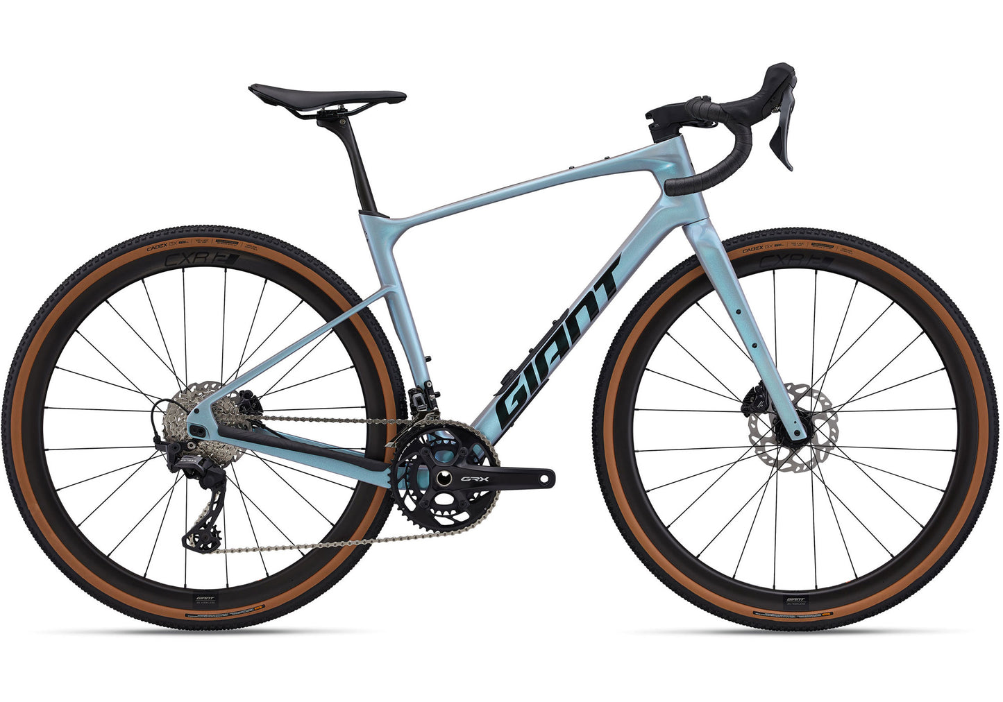 2025 Giant Revolt Advanced 0 Men's Gravel/Adventure Bike, Prismatic Haze Side View