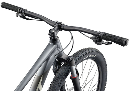 2025 Giant Talon 1 29 Men's Mountain Bike, Charcoal handlebar detail