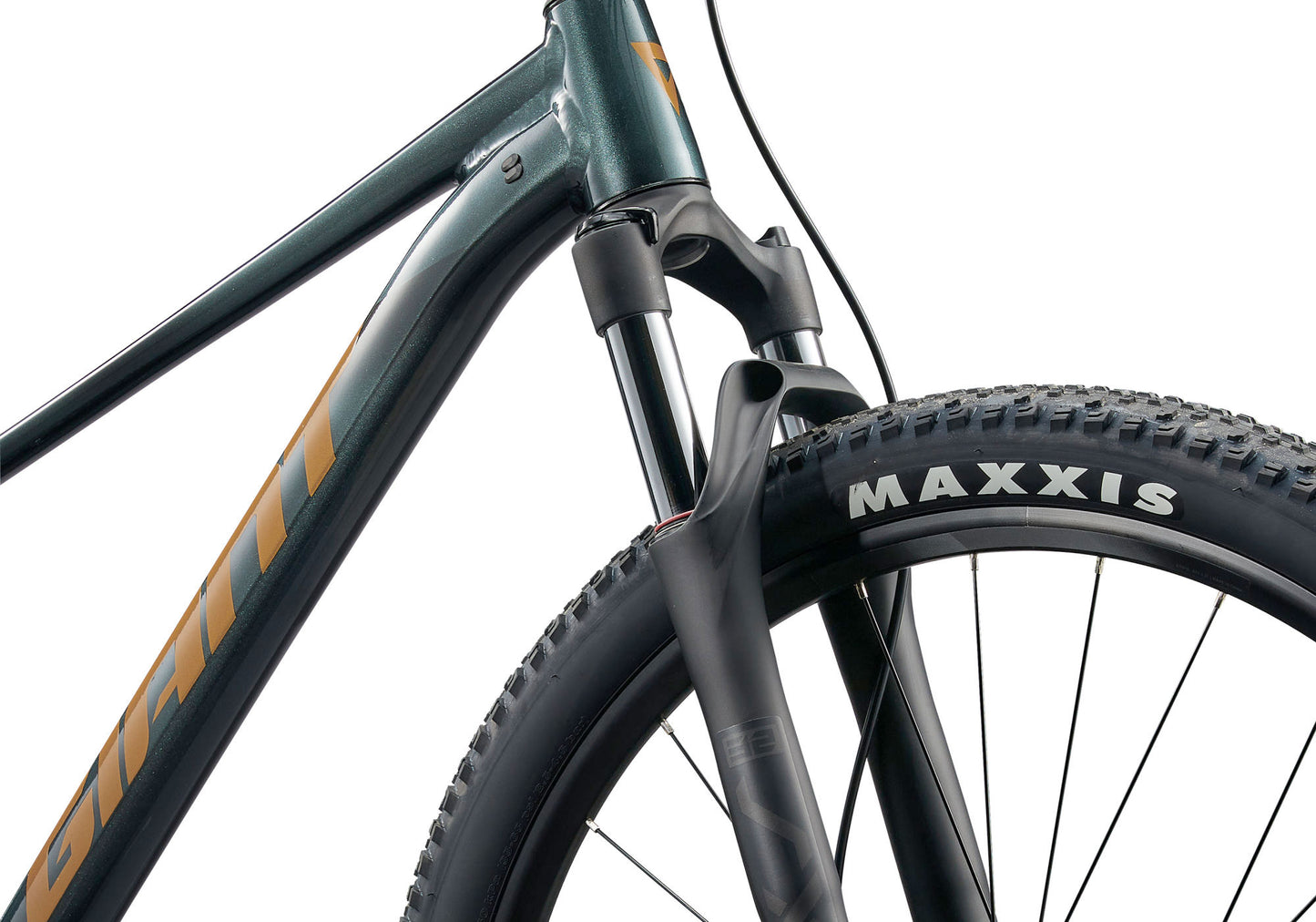 2025 Giant Talon 2 27.5 Men's Mountain Bike, Asphalt Green image 5