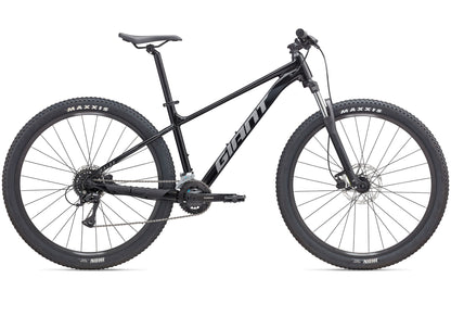 2025 Giant Talon 3 27.5, Men's Mountain Bike, Panther side view