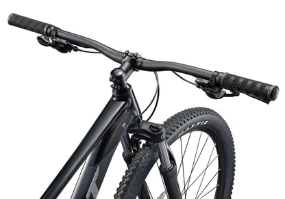 2025 Giant Talon 3 27.5, Men's Mountain Bike, Panther cockpit detail