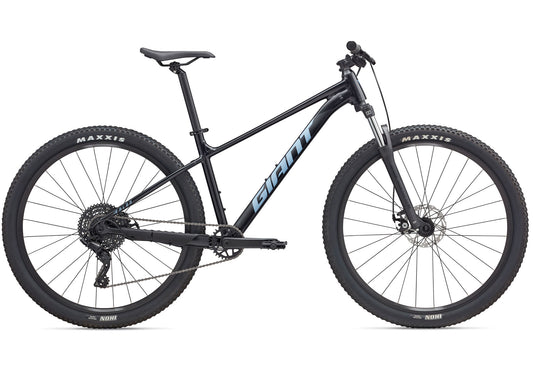 2025 Giant Talon 4 29 Men's Mountain Bike, Black side view